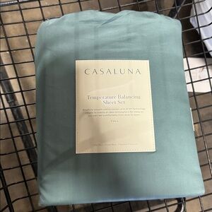 Full Casaluna Percale Sheet Set - Teal